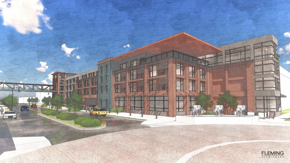 <strong>Developers of the planned, $200 million Snuff District in Uptown just applied for a building permit to spend an estimated $32.6 million for the first 107 apartments, community room and fitness center.</strong>