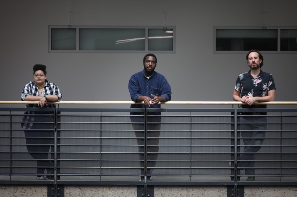 <strong>WYXR staff members are operations coordinator Shelby McCall, program director Jared &ldquo;Jay B.&rdquo; Boyd and&nbsp;executive director Robby Grant.&nbsp;</strong>(Submitted)