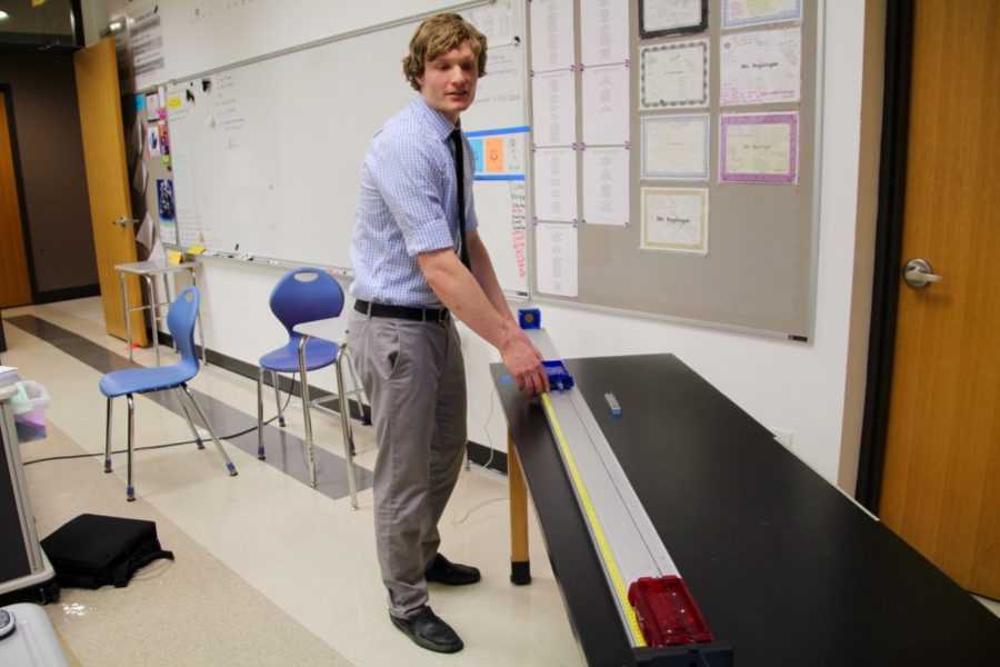 In his 12 years as a teacher in Memphis, Jack Replinger has worked on perfecting physics lessons. (Caroline Bauman/Chalkbeat)