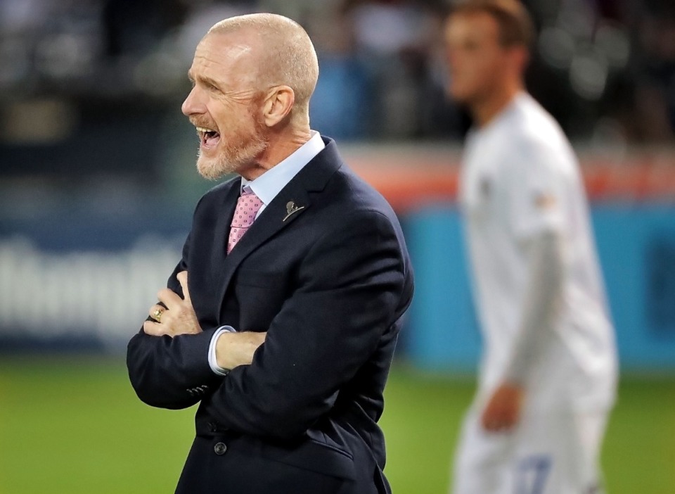 <strong>Memphis Head Coach Tim Mulqueen (in a file photo) led the 901 FC in Wednesday night&rsquo;s game against the Birmingham Legion in Birmingham.</strong> (Jim Weber/Daily Memphian)