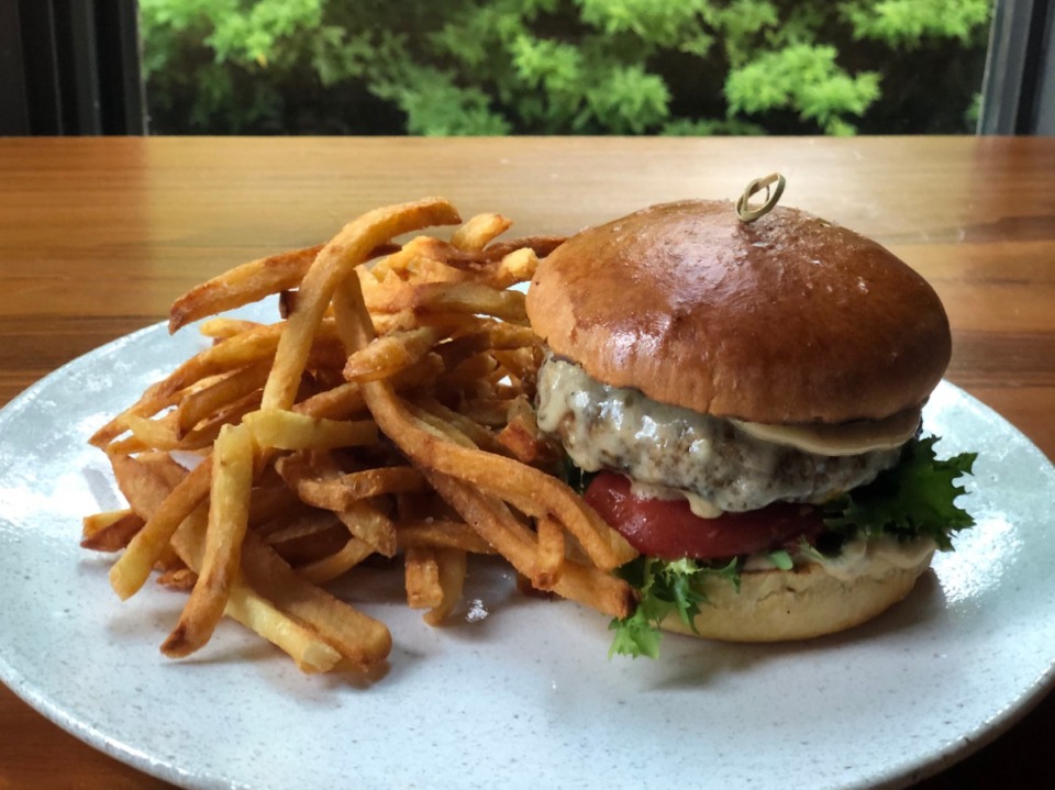 <strong>The WJ burger from the long-closed Wally Joe restaurant is back as a special at Acre.</strong> (Jennifer Biggs/Daily Memphian)