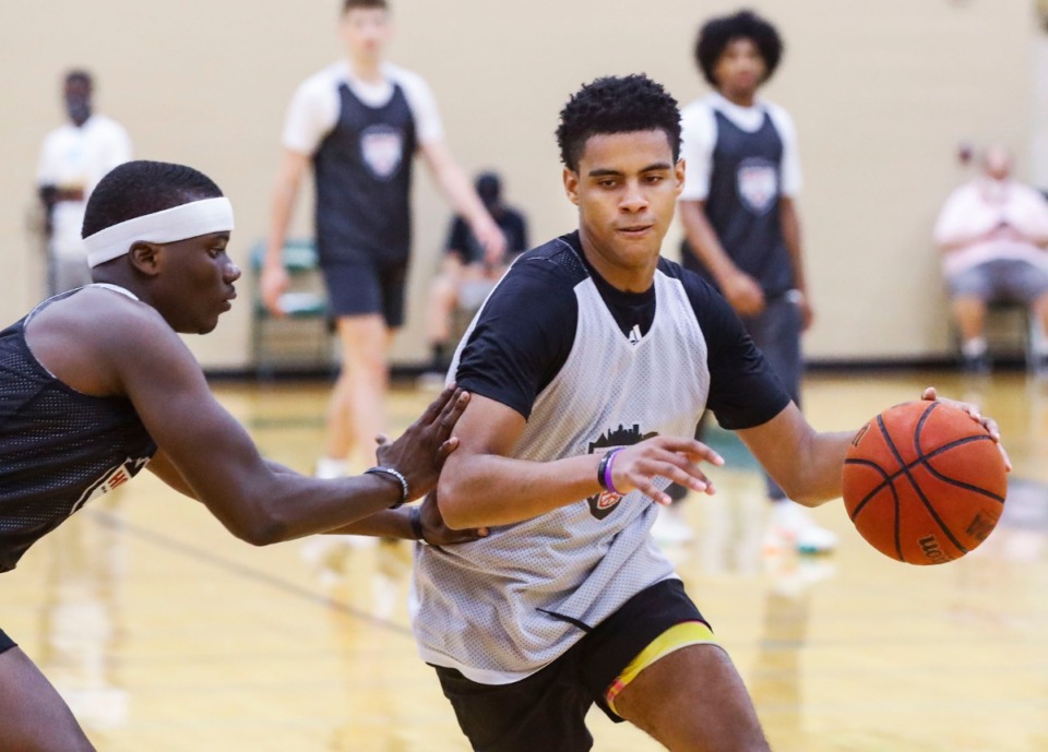 <strong>Brains and basketball will be the meal ticket for Reese McMullen, seen here on July 7, 2020.</strong> (Mark Weber/Daily Memphian)