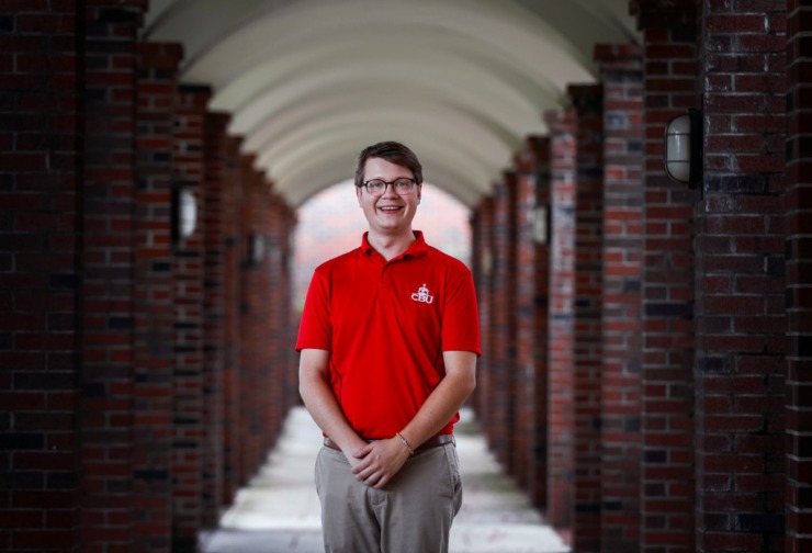 <strong>Amid the stress of the pandemic, social unrest, political division, students are turning to their faith to see them through this tough times, said Joseph Preston, Christian Brothers University Director of Campus Ministry.</strong> (Mark Weber/Daily Memphian)