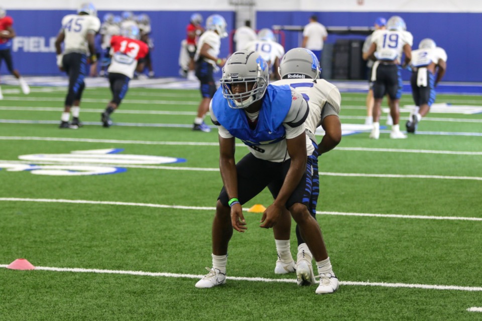 <strong>The Memphis Tigers wrapped up their fall camp Sunday with just nine practices before classes resumed Monday. Memphis native Devonte Nelson leads a list of young defensive backs that could see playing time this season.</strong> (Photo courtesy of Memphis Athletics)