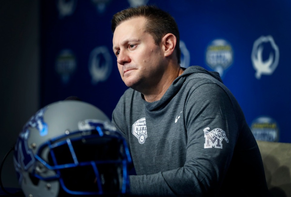 <strong>Memphis head coach Ryan Silverfield (shown during the Cotton Bowl Media Day in December) said Saturday, Aug. 22, the team still has a ways to go before facing Arkansas State on Sept. 5. &ldquo;Lot of things we need to clean up, a lot of details,&rdquo; Silverfield said.</strong> (Mark Weber/Daily Memphian file)