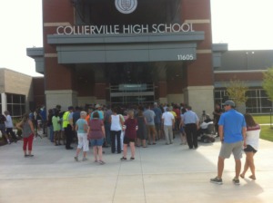 <strong>Collierville High School (in a pre-coronavirus file photo), will switch to remote learning for the next two weeks.</strong> (Daily Memphian)
