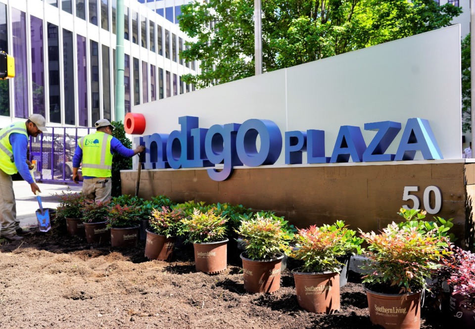 <strong>Downtown&rsquo;s Indigo Plaza was named after Indigo Ag&rsquo;s North American operations headquarters moved to Memphis.</strong>&nbsp;(Daily Memphian file)