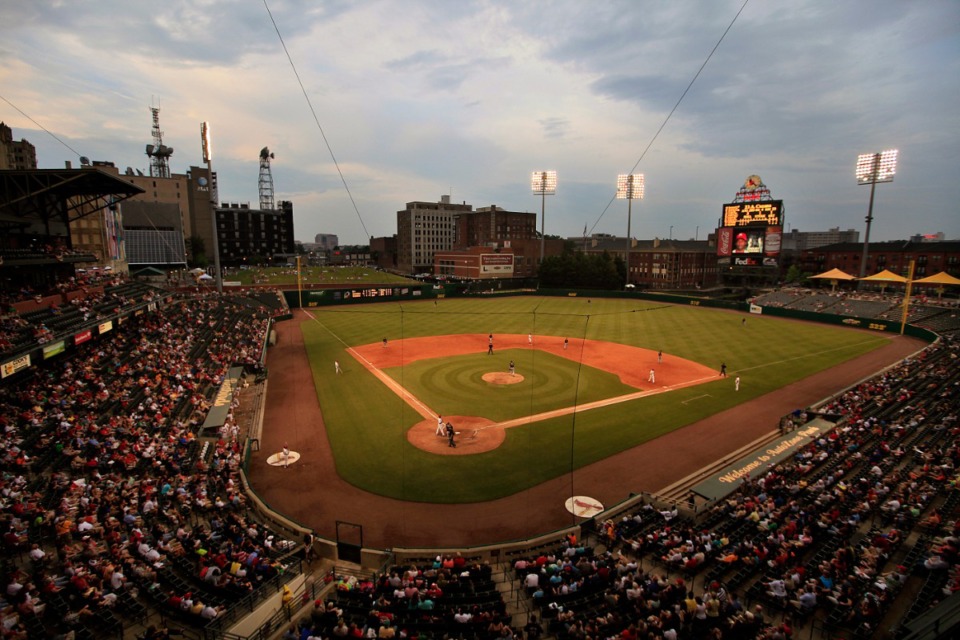 <strong>The Memphis Redbirds take the field against the Albuquerque Isotopes at AutoZone Park</strong>. (Daily Memphian file)