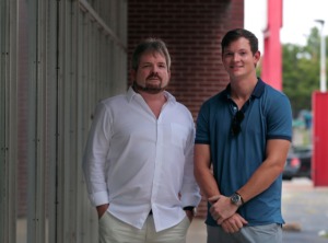 <strong>Father-and-son development team Frank Kemker (left) and Clayton Kemker have acquired two parcels and have a third under contract, totaling 5.6 acres, near the southwest corner of Central and Cooper.</strong> (Patrick Lantrip/Daily Memphian)