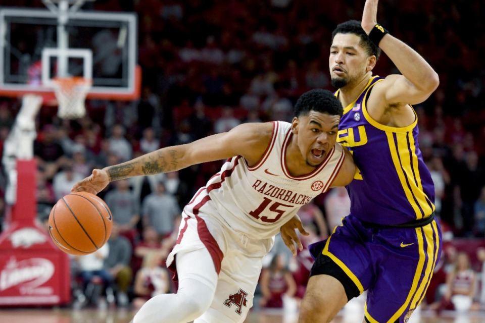 <strong>Mason Jones, a former Arkansas standout, is probably the most talked-about potential pick among Grizzlies fans and media members.</strong> (Michael Woods/AP File)