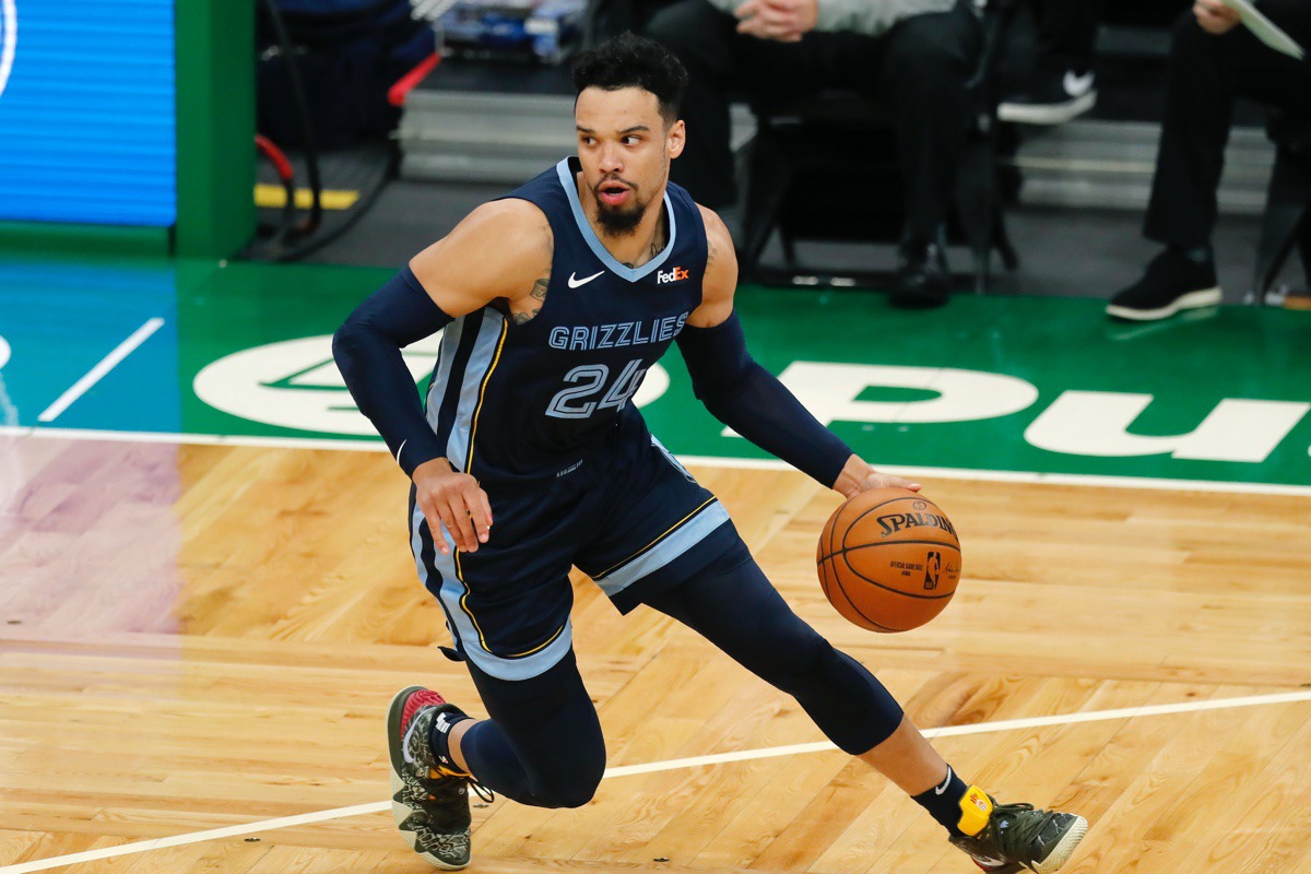 <strong>Dillon Brooks looks for an opening &nbsp;against the Boston Celtics on Wednesday, Dec. 30, 2020, in Boston.</strong> (Michael Dwyer/AP)