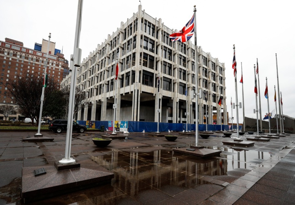 <strong>Repairs at City Hall, including a leak in the City Council Chambers room, caused council members to meet elsewhere even before the pandemic.&nbsp;</strong> (Mark Weber/Daily Memphian file)