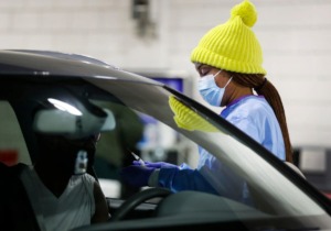 <strong>Shelby County Health Department personnel and volunteers administer COVID-19 vaccinations on Tuesday, Jan. 12, 2021 in the Pipkin Building at Tiger Lane</strong>. (Mark Weber/The Daily Memphian)