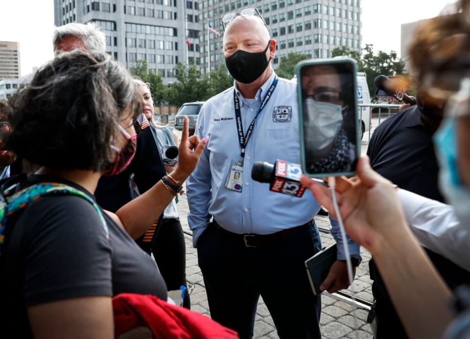 <strong>City Chief Operating Officer Doug McGowen, seen here in 2020, said the strategy to be developed is primarily about intervening with those most likely to commit and be victims of violent crime before there is a crime.</strong> (Mark Weber/Daily Memphian file)