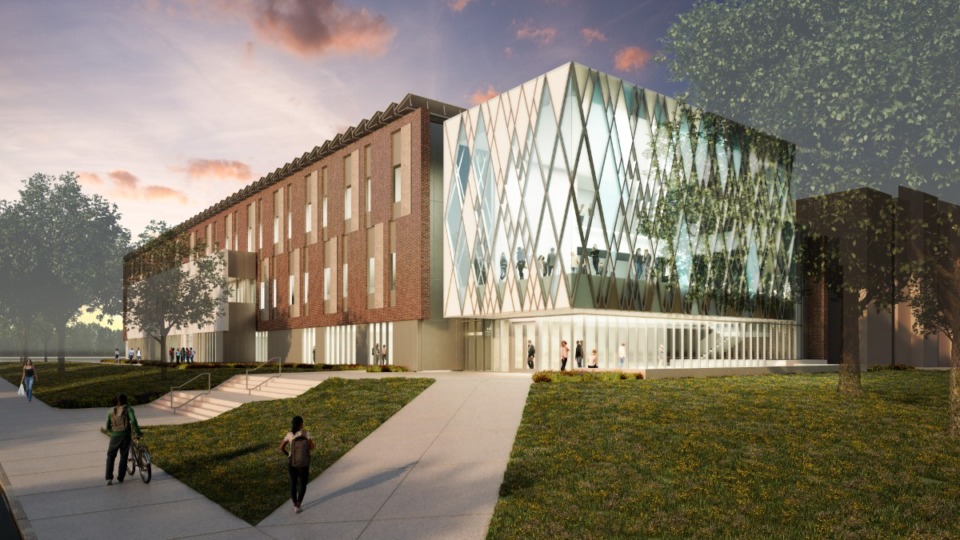 <strong>The $41 million Herff STEM Research building was designed by A2H, a Memphis engineering/design firm, with help from Detroit, Michigan-based SmithGroup.&nbsp;&nbsp;</strong>(Submitted)