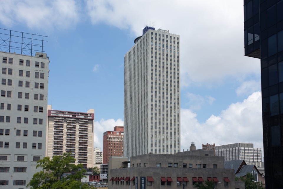 <strong>The Downtown Memphis Commission and Mayor Jim Strickland&rsquo;s administration will take to the City Council on Tuesday, Feb. 16, their case for buying the 100 North Main building, the city&rsquo;s tallest, for $10.75 million.</strong> (Daily Memphian file)