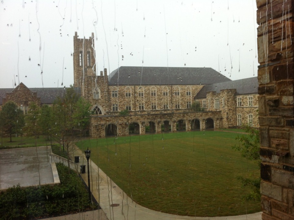 <strong>Rhodes College, seen here in 2017, is moving hundreds of students to hotel rooms due to low water pressure on campus.</strong> (Daily Memphian file)