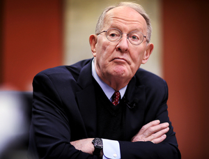 <strong>U.S. Sen. Lamar Alexander talks to The Daily Memphian editorial board about his proposed solution to the standoff between President Trump and House Democrats on the issue of a border wall.</strong> (Jim Weber/Daily Memphian)