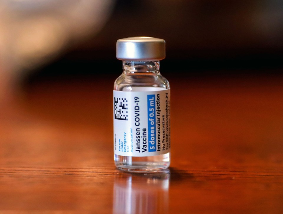 <strong>A vial of vaccine awaits use March 10, 2021.</strong> (Patrick Lantrip/Daily Memphian)