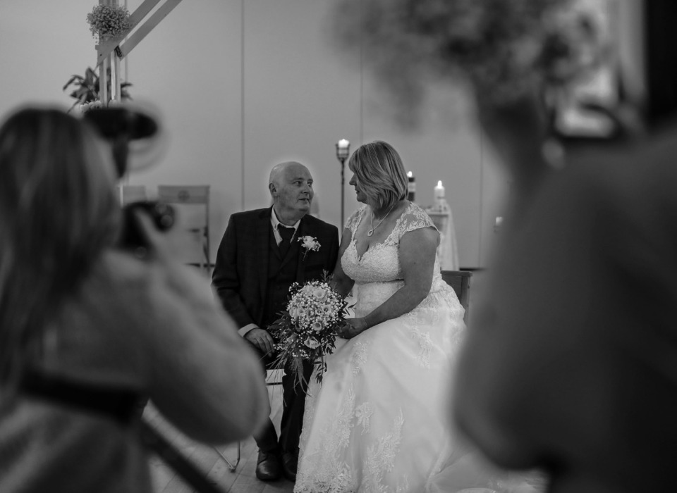 <strong>Martin Nilan and Christina Scheunemann Nilan pose for a wedding picture after their small ceremony last March.</strong> (Patrick Lantrip/Daily Memphian)