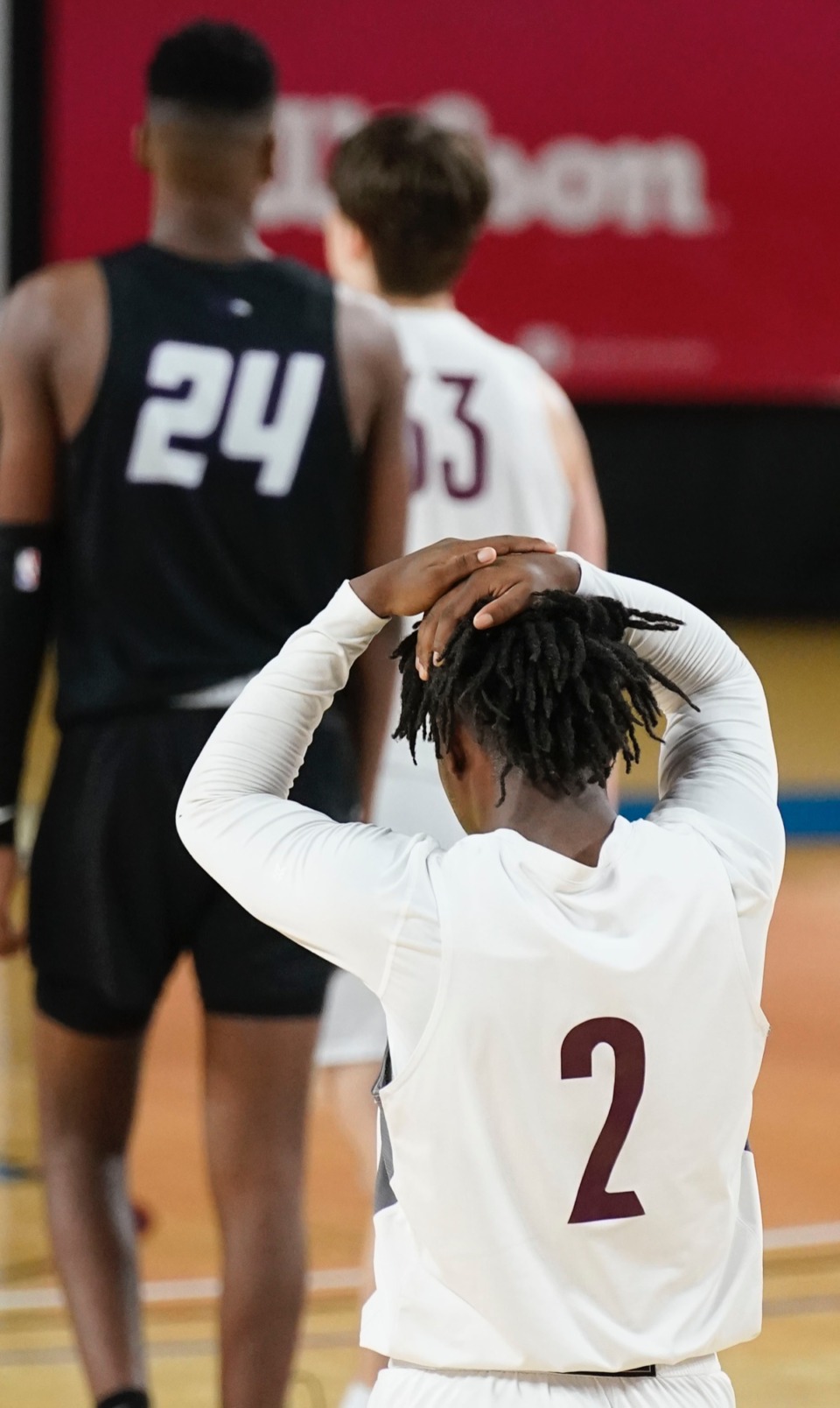 <strong>Collierville guard Jordan Coleman (2) reacts as, with 10 seconds on the clock, he realizes Cane Ridge is going to win on March 19 in Murfreesboro, Tennessee.</strong> (Courtesy Larry McCormack/Special to The Daily Memphian)