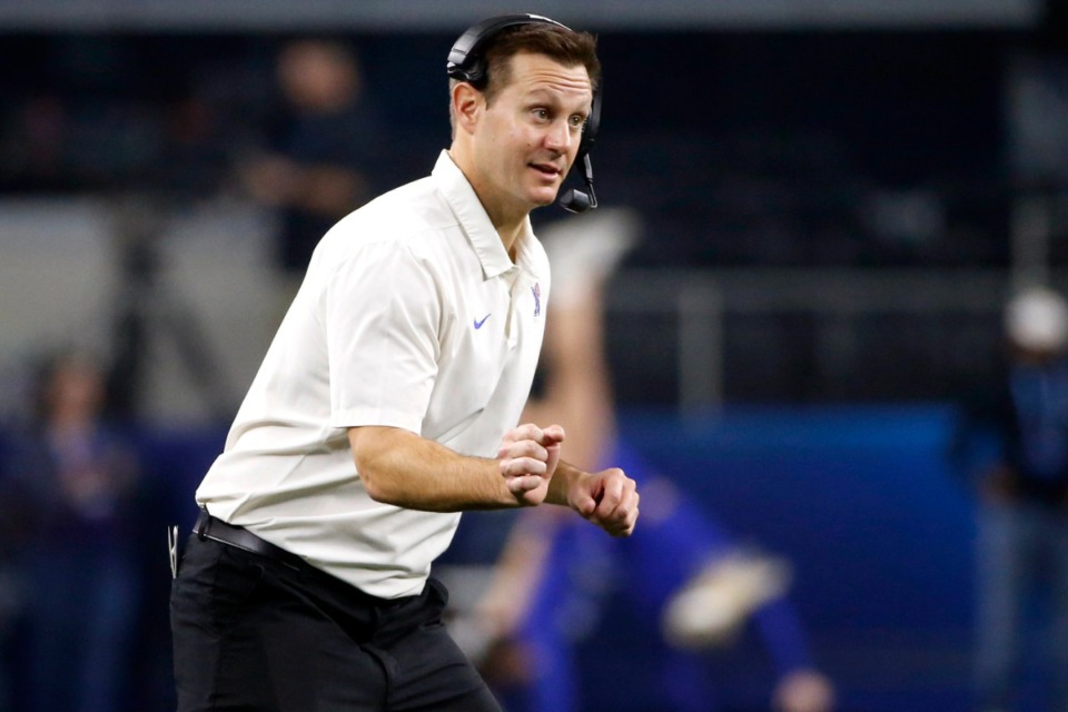 <strong>Memphis head coach Ryan Silverfield watches his team play against Penn State in the NCAA Cotton Bowl college football game in Arlington, Texas on Dec. 28, 2019.</strong> (AP Photo/Ron Jenkins, File)