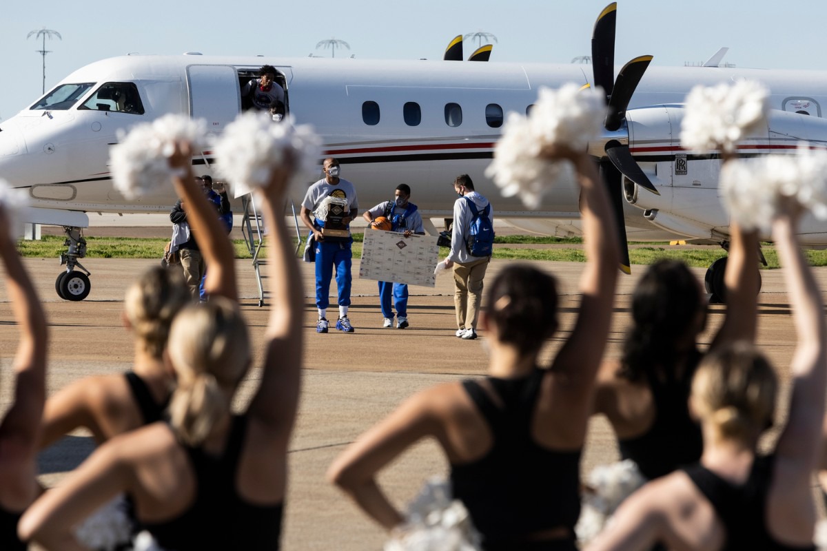 <strong>The Memphis Tigers men&rsquo;s basketball team are welcomed home after winning the NIT championship against the Mississippi State Bulldogs.&nbsp;</strong>(Brad Vest/ Special to The Daily Memphian)