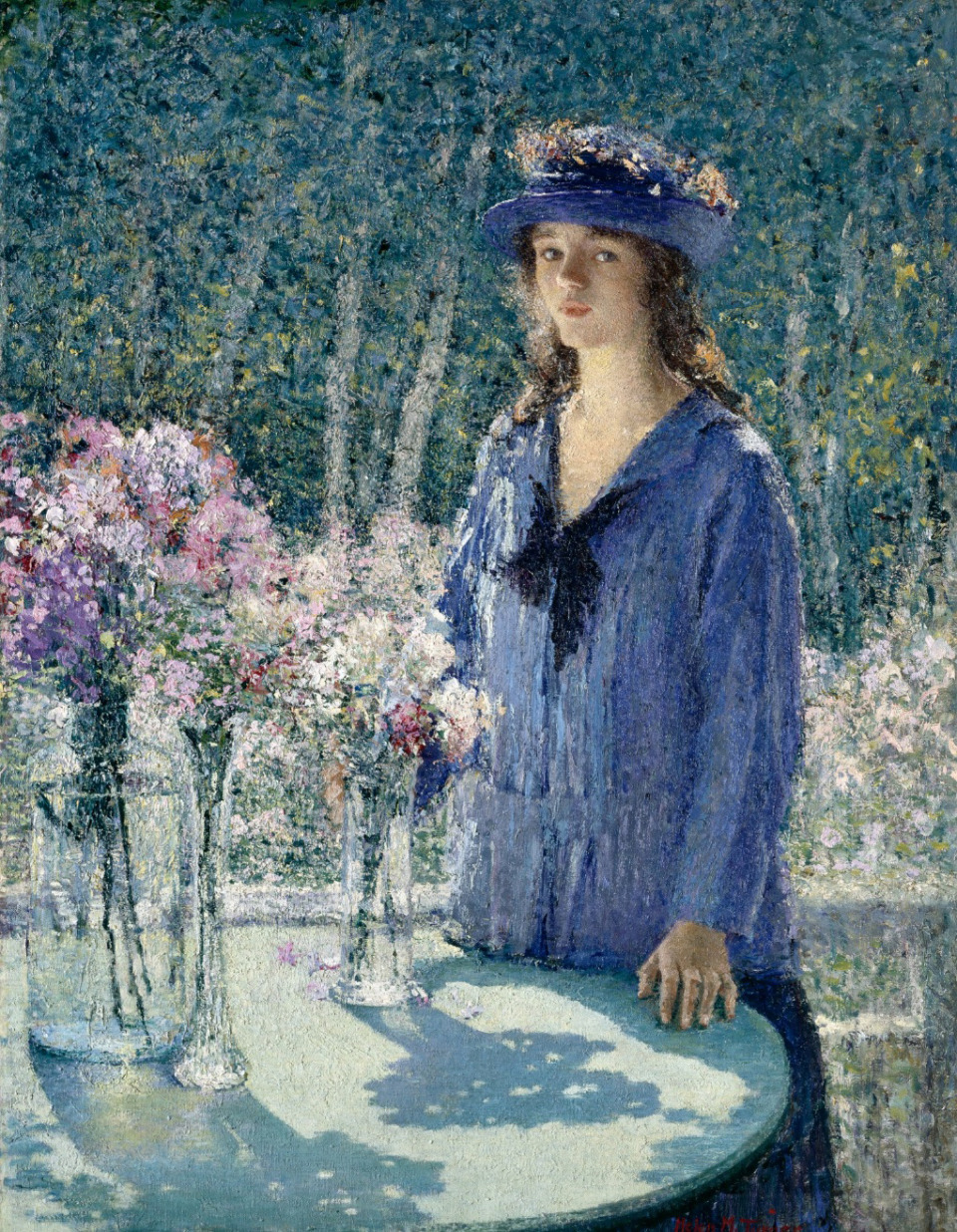 <strong>Helen M. Turner, American, 1858-1958, "Flower Girl" (1920), oil by canvas, is by Helen M. Turner (1858-1958). It&rsquo;s on exhibition at the Dixon.</strong> (Courtesy Dixon Gallery &amp; Gardens)