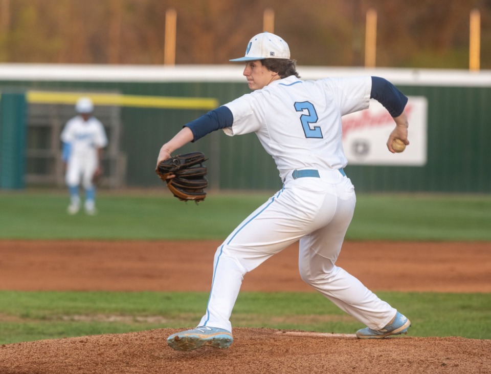 <strong>Jack Staples is on the mound for Northpoint against FACS Monday in Southaven.</strong> (Greg Campbell/Special to The Daily Memphian)
