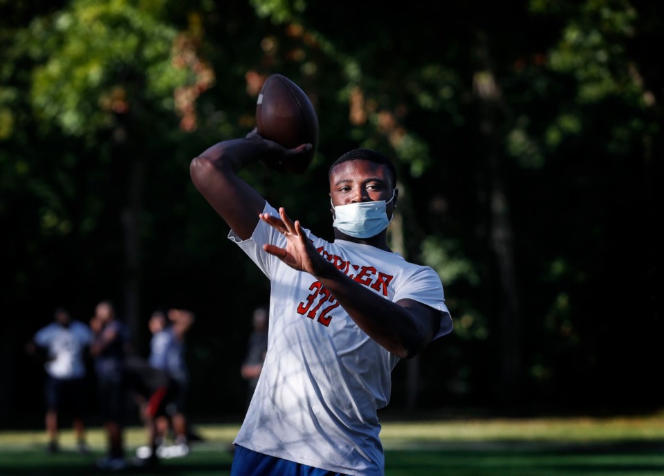 <strong>PURE Youth Academy quarterback Tevin Carter could choose the University of Memphis. Carter is considering U of M&nbsp;and Texas A&amp;M</strong>. (Mark Weber/Daily Memphian file)