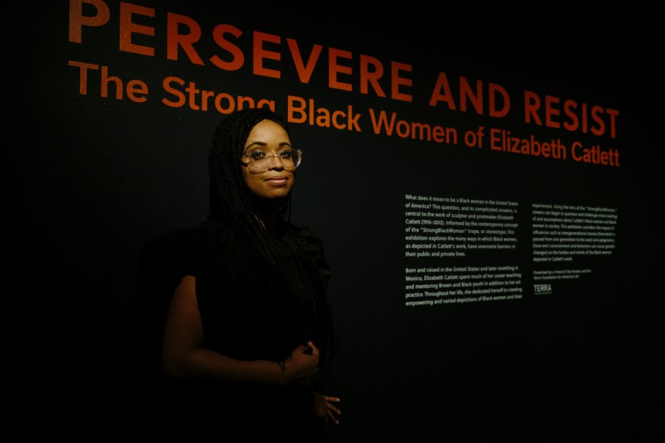 <strong>A new exhibit, &ldquo;Persevere and Resist: The Strong Black Women of Elizabeth Catlett, &rdquo; has opened at Brooks Museum of Art, where&nbsp;Heather Nickels is the curator of African-American Art.</strong> (Ziggy Mack/Special to Daily Memphian)