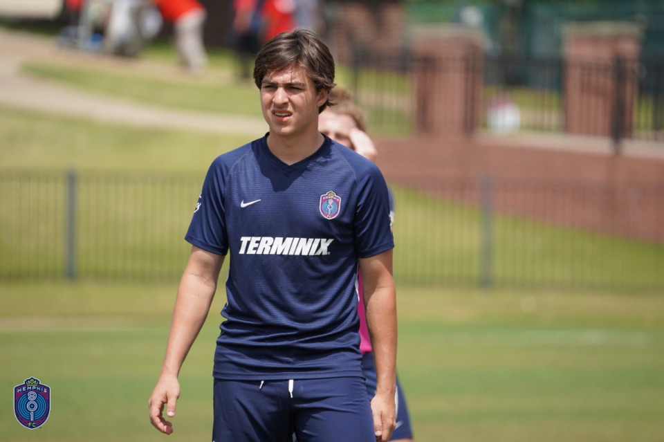 <strong>Matt Brucker made his debut for 901 FC last week as an academy player.</strong> (Courtesy 901 FC)