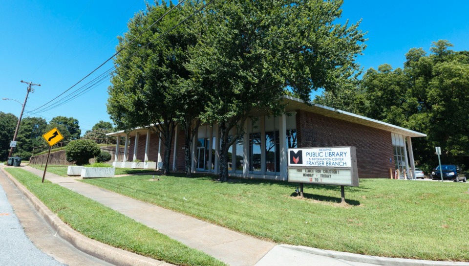 <strong>The Frayser Library, seen here in 2019, was once the smallest branch in the Memphis public library system.</strong> (Daily Memphian file)