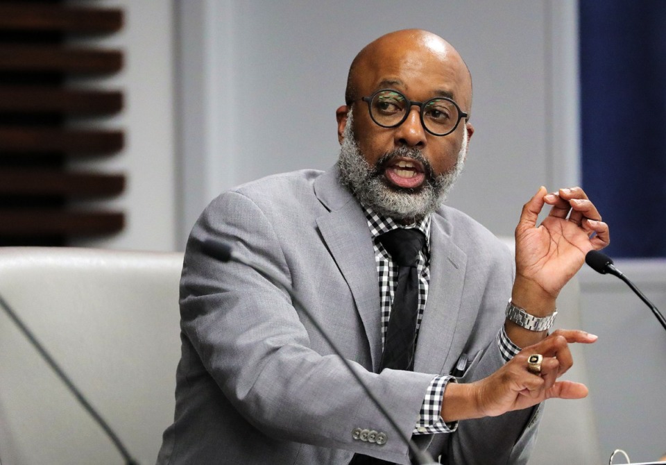 <strong>Memphis City Council member Martavius Jones was the only &ldquo;no&rdquo; vote in the follow-up vote to make the $2.71 certified rate the overall property tax rate for the city.</strong> (Patrick Lantrip/Daily Memphian file)