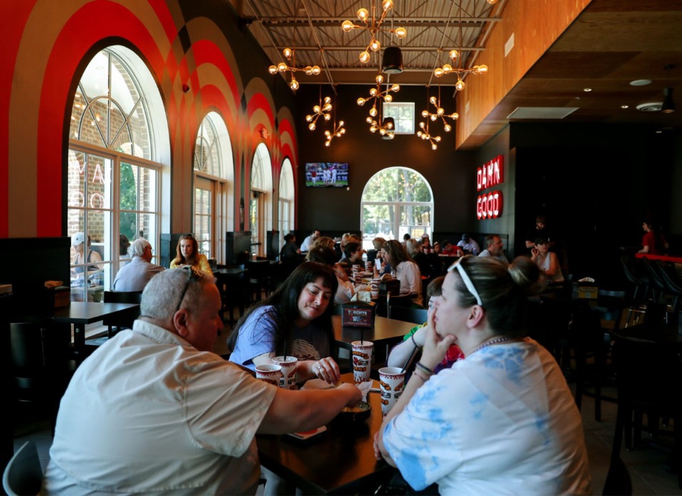 <strong>Torchy's Tacos held a soft opening on June 23, 2021.</strong> (Patrick Lantrip/Daily Memphian)