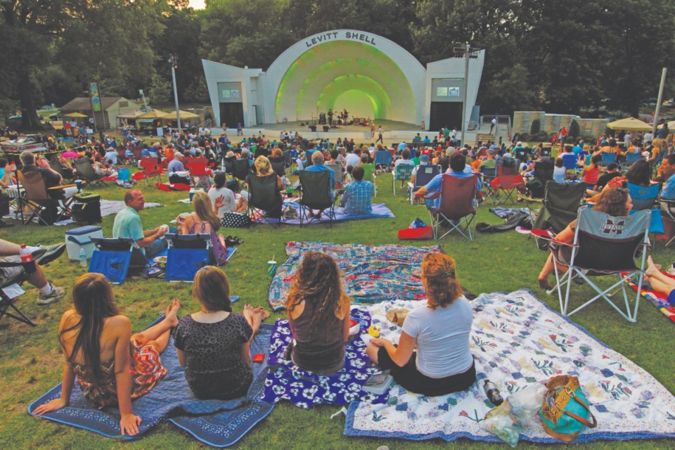 <strong>Hard-rocking blues guitarist Tinsley Ellis performs at the Levitt Shell in Overton Park. The Shell&rsquo;s free concert series returns with a fall season focused on local and regional acts.</strong> (Daily Memphian file)