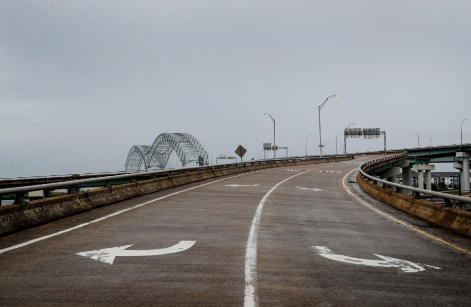 <strong>The Hernando DeSoto Bridge stands empty on Monday, May 17.</strong> (Mark Weber/The Daily Memphian file)