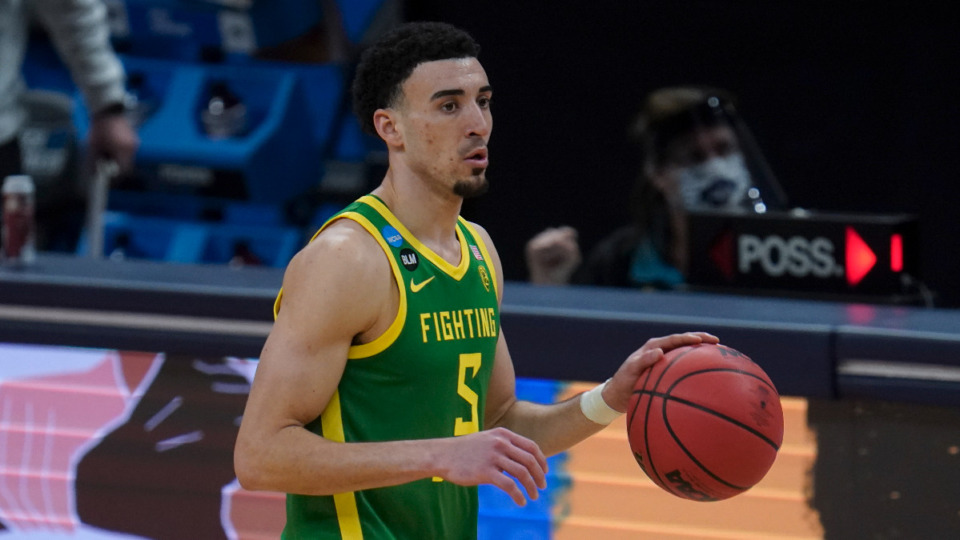 <strong>One of the names continuously linked to the Grizzlies is Oregon&rsquo;s Chris Duarte, a 6-foot-6, 24-year-old guard.</strong> (Paul Sancya/AP file)
