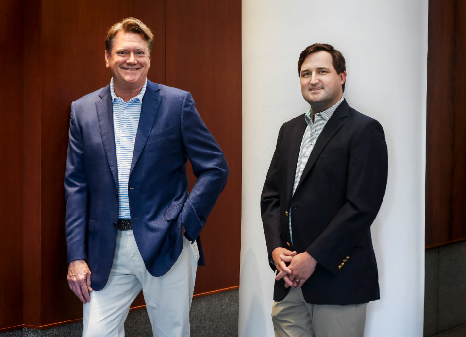 <strong>Dr. Jeffrey Cole (left) and Greg Sossaman recently started Planet Wealth, a new financial tech company based in Memphis that has raised $6 million from 70 local investors.</strong>&nbsp;(Mark Weber/The Daily Memphian)