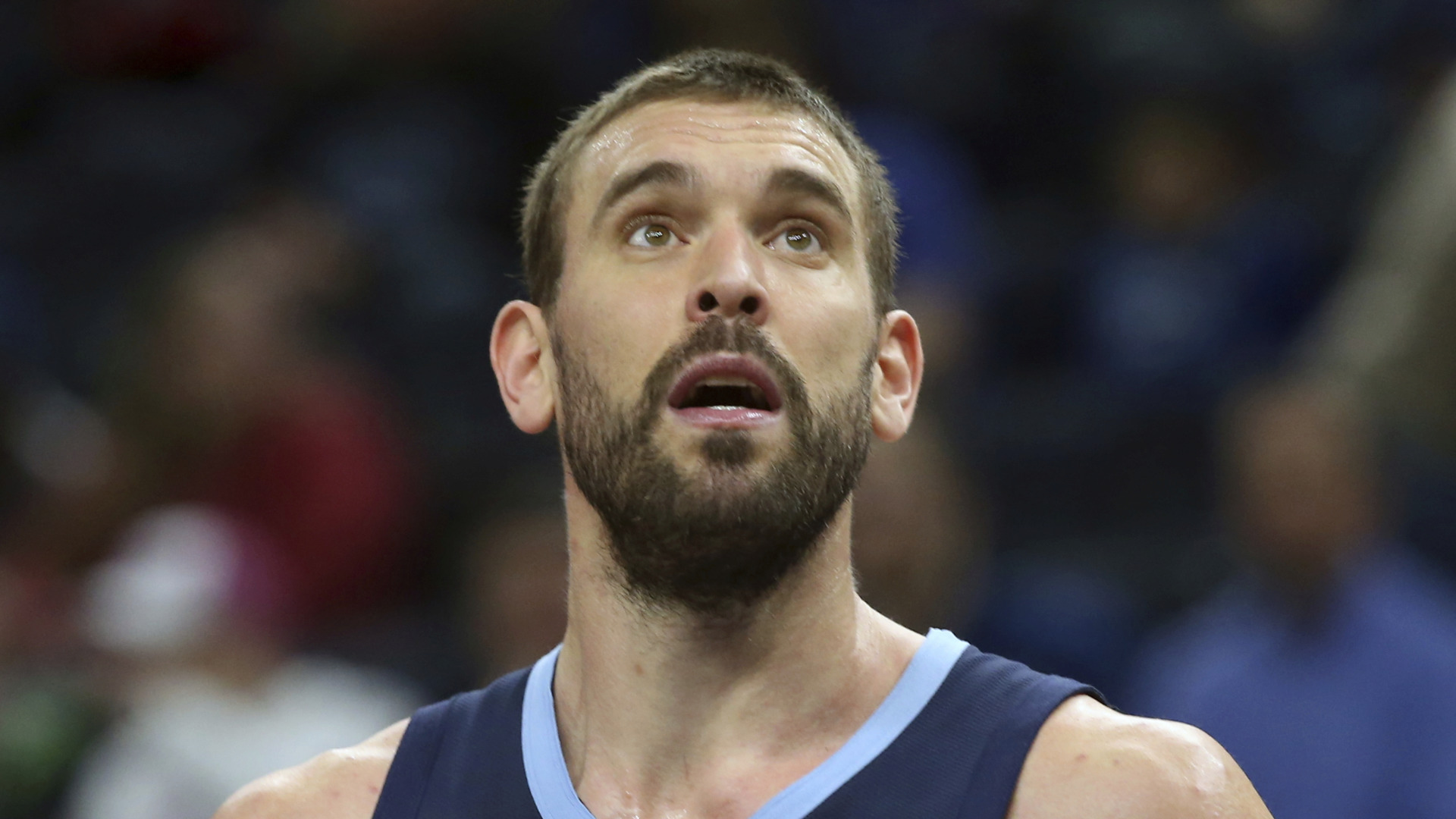 <strong>Memphis Grizzlies' Marc Gasol will not play against the&nbsp;Minnesota Timberwolves Tuesday night amid a national report of trade discussions between the Grizzlies and the Charlotte Hornets.</strong> (AP Photo/Jim Mone)