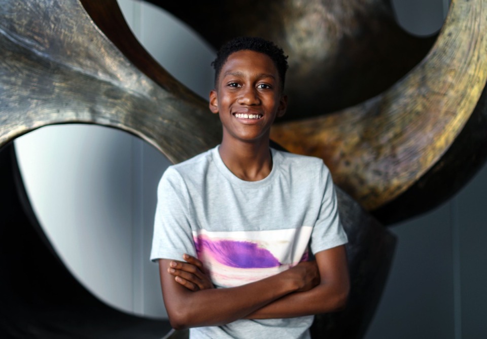 <strong>Twelve-year-old Caleb Thompson, a student at Stax Academy, is headed to the Metropolitan Opera in New York City as an understudy in the Met&rsquo;s production of &ldquo;Fire Shut Up In My Bones.&rdquo;</strong> (Patrick Lantrip/Daily Memphian)