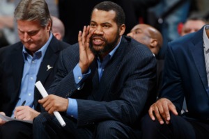 <strong>Rasheed Wallace, seen here as an assistant coach with the Detroit Pistons in 2014, is the newest assistant coach at the University of Memphis.</strong> (AP file)