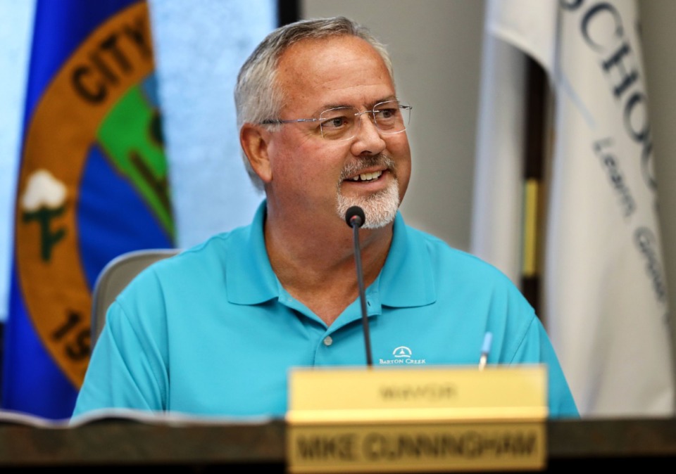<strong>Lakeland Mayor Mike Cunningham sits in on the Municipal Planning and Design Review Commission&rsquo;s meeting on Thursday, Aug. 19</strong>. (Patrick Lantrip/Daily Memphian)