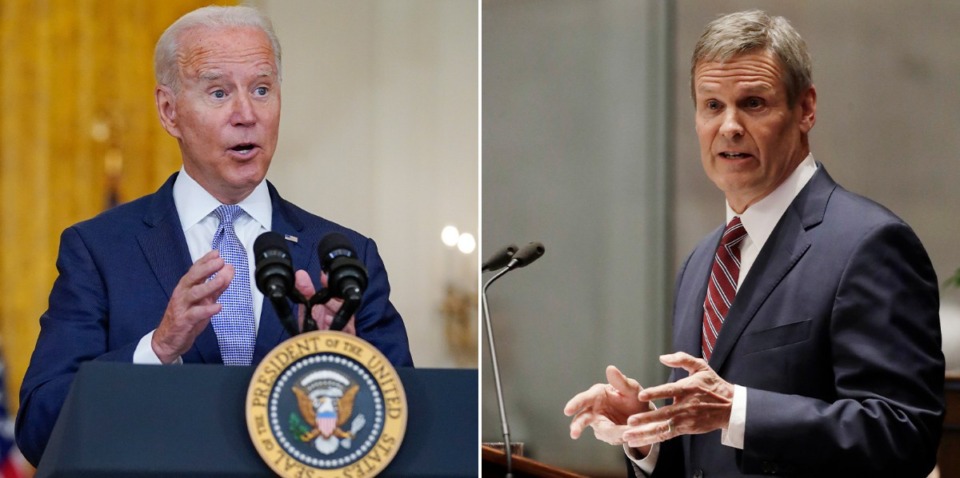 <strong>In a statement to Republican governors, President Joe Biden said: &ldquo;If you aren&rsquo;t going to help, at least get out of the way.&rdquo; Gov. Bill Lee responded on Twitter, &ldquo;Regarding the Biden Administration letter: Parents know better than the government what&rsquo;s best for their children.&rdquo;&nbsp;</strong>(AP photos)