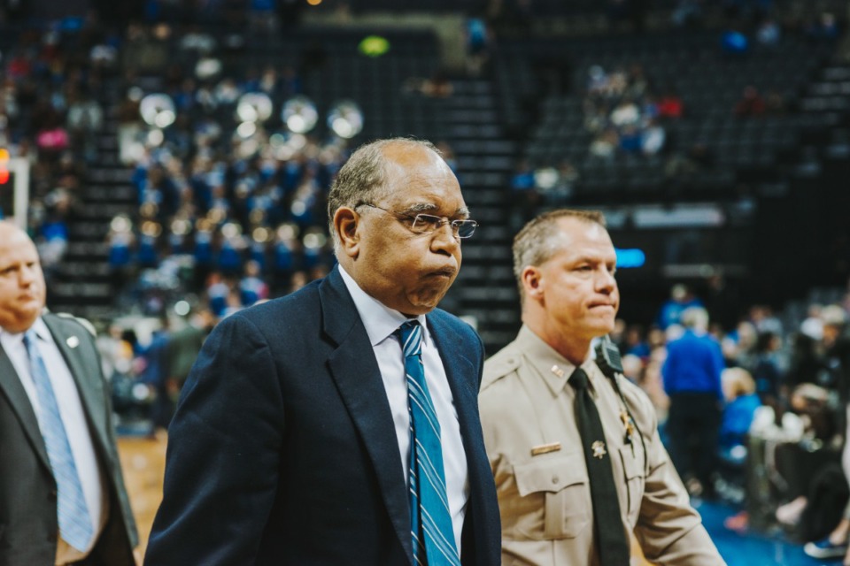<strong>When Tubby Smith (in a 2017 photo) was fired in March 2018, the university was on the hook for the remainder of his five-year, $15 million contract. That total came to over $9 million, that could be paid over a six-year period.&nbsp;&nbsp;</strong>(Houston Cofield/Daily Memphian file)