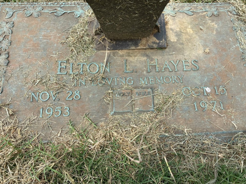 <strong>Fifty years ago in October, an Orange Mound teenager, Elton Hayes, was beaten to death by law enforcement officers at the end of a car chase. He&rsquo;s buried in Galilee Memorial Gardens.&nbsp;His mother, who died in 2005, is buried next to him.&nbsp;</strong>(Bill Dries/Daily Memphian)