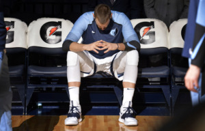 <strong>Memphis Grizzlies center Marc Gasol waits for his name to be called during player introductions before 2018 preseason game in October against the Atlanta Hawks in Memphis.</strong> (AP Photo/Brandon Dill)