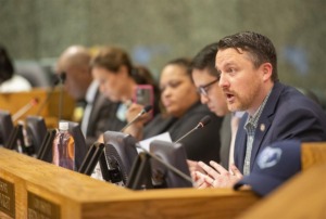 <strong>Shelby County Commissioners speak during a March 2020 session. An ad hoc committee on drawing new district lines for the Shelby County Commission made their first decisions on redistricting Wednesday, Sept. 8.</strong>&nbsp;(Greg Campbell/Special for The Daily Memphian)