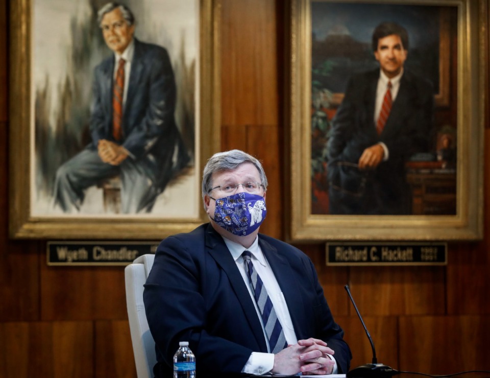 <strong>Memphis Mayor Jim Strickland said that despite being vaccinated he has tested positive for the COVID-19 virus.</strong> (Mark Weber/Daily Memphian file)