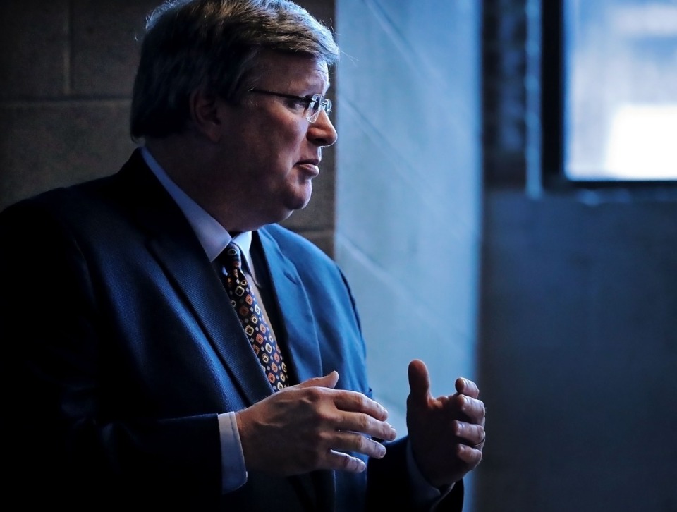 <strong>Memphis Mayor Jim Strickland on Friday, Sept. 24, announced changes in his administration, including a new director for the city&rsquo;s Group Violence Intervention Program.</strong> (Jim Weber/Daily Memphian file)